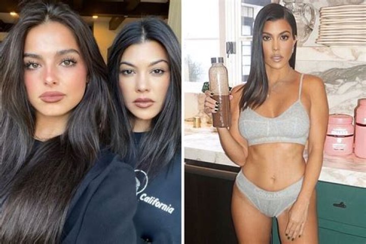 Kourtney Kardashian, 42, claims she gained 10 pounds in lockdown by eating eight cookies a day with BFF Addison Rae, 20