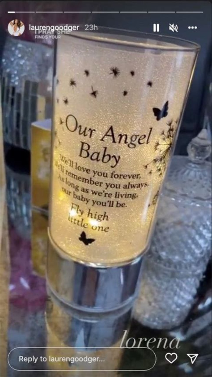 Lauren Goodger reveals beautiful tribute to baby Lorena after daughter's death saying 'we'll love you forever'