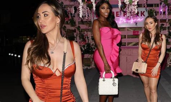 Lauryn Goodman enjoys her first night out since giving birth to son Kairo during lockdown