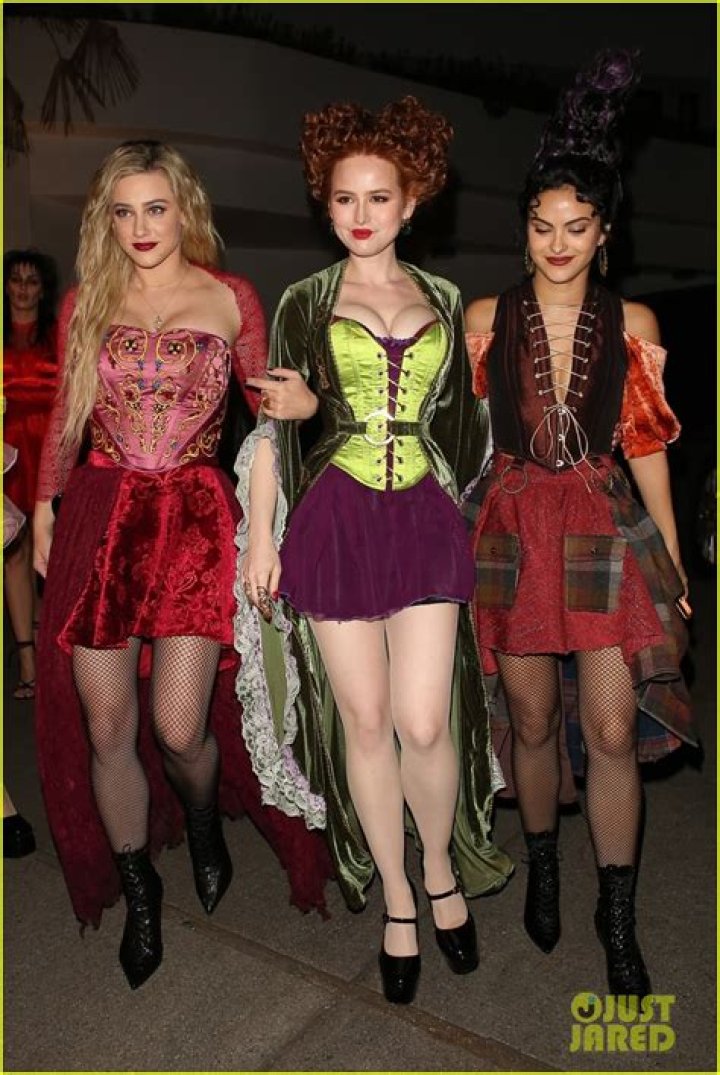 Lili Reinhart, Madelaine Petsch & Camila Mendes Dress Up As Sanderson Sisters for Halloween!