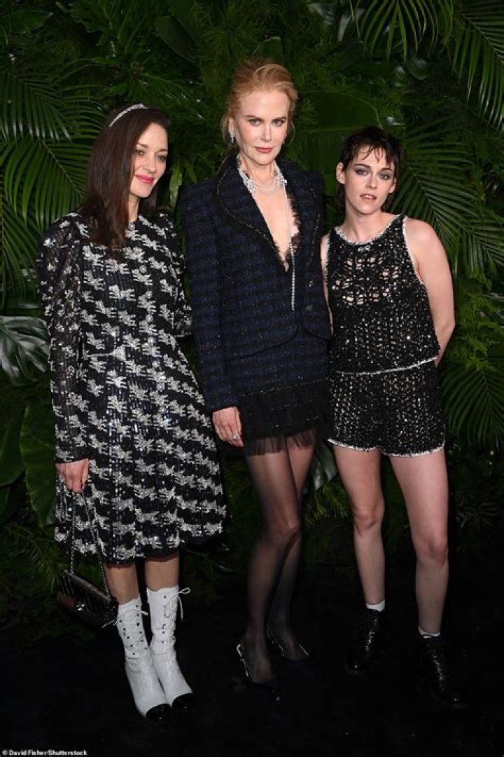 Lily James, Nicole Kidman, Kristen Stewart and Rita Ora at Chanel Pre-Oscar Awards dinner