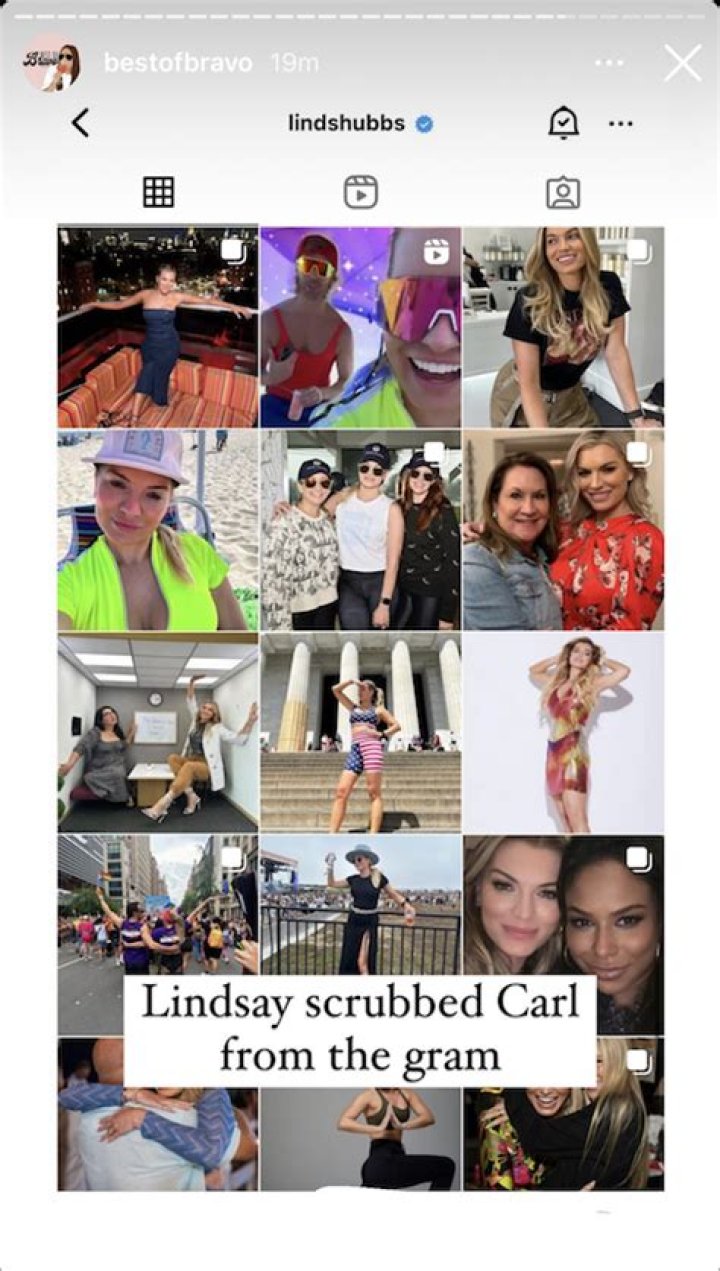Lindsay Hubbard Deletes Carl’s Pics From Her Instagram After Split