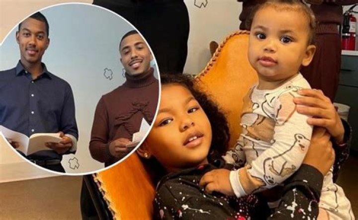 MARQUES HOUSTON AND WESLEY JONATHAN ARE DOTING DADS