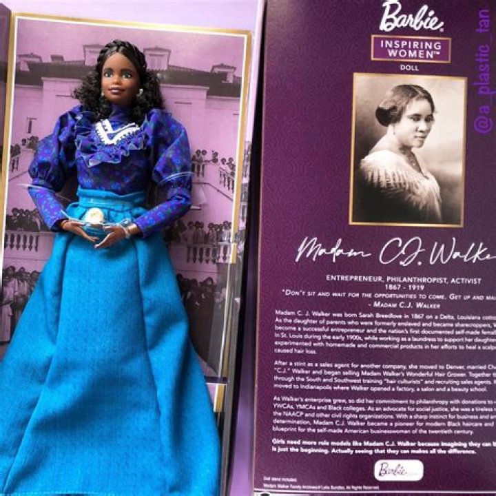 MATTEL HONORS MADAM C.J. WALKER WITH NEW BARBIE DOLL