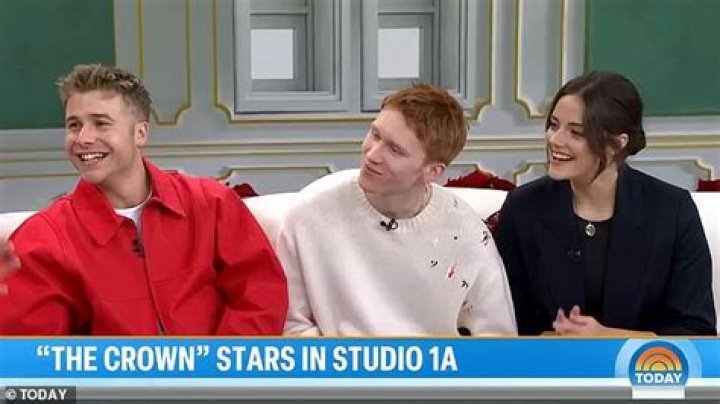 Meg Bellamy, Ed McVey and Luther Ford find out The Crown has been nominated for a best series Golden Globe while live on TV