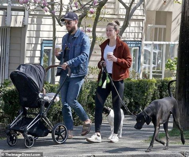 Melissa Benoist is seen for the FIRST TIME in public with son Huxley