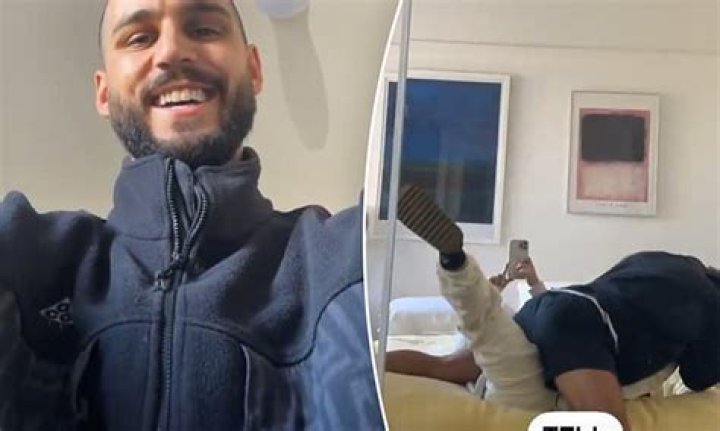 Michael Brunelli helps Martha Kalifatidis limber up in the bedroom - before things turn X-rated