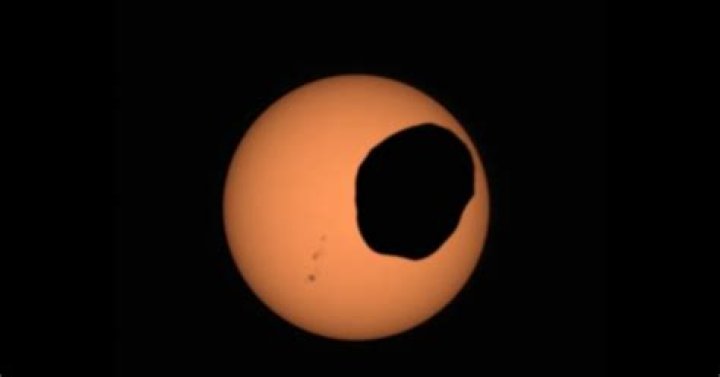 NASA Releases Stunning Video from Perseverance Rover of Martian Moon Phobos Passing the Sun in Solar Eclipse