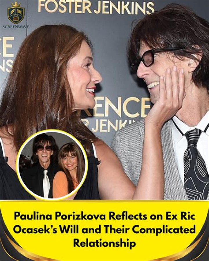 Paulina Porizkova was 'left with nothing to live on' after Ric Ocasek cut her from his will
