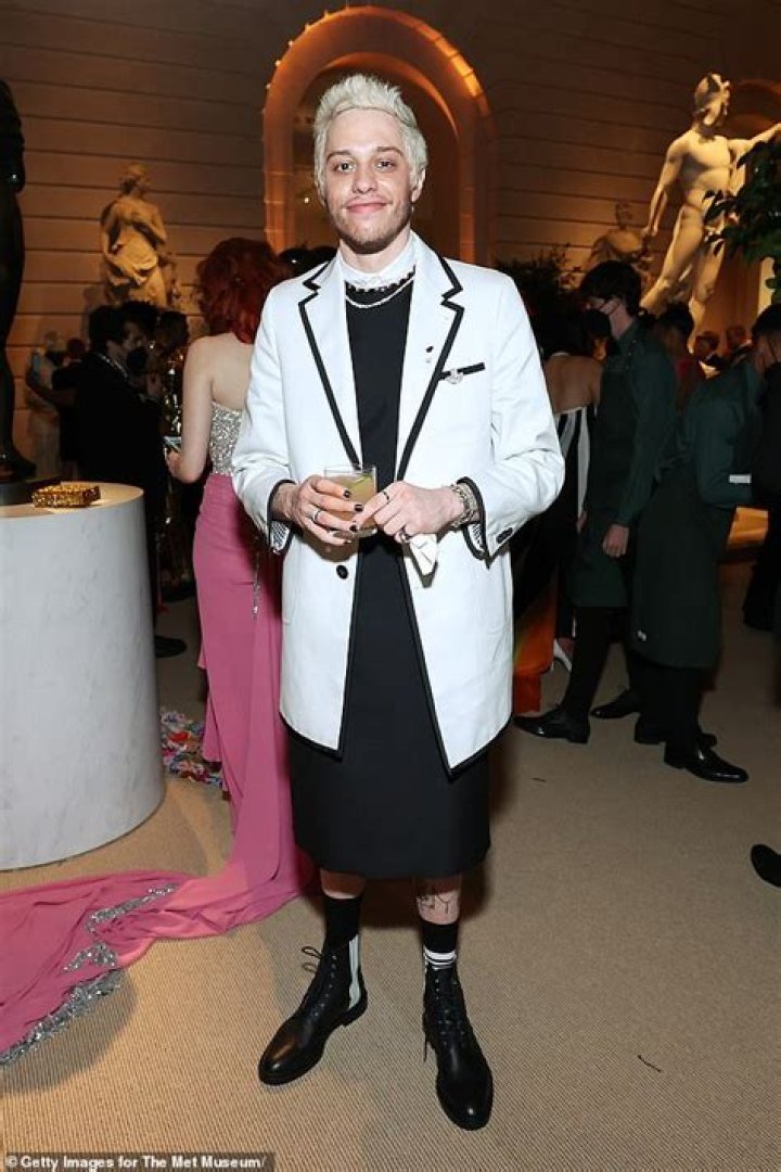 Pete Davidson swaps formal attire for a more relaxed street style after his shocking Met Gala look