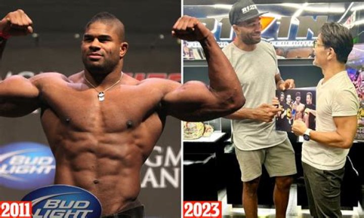 Photo shows UFC star Alistair Overeem has completely transformed his body with drastic weight loss