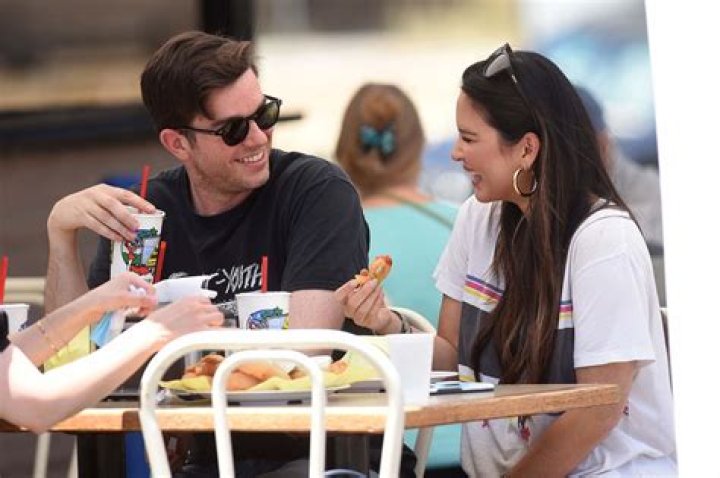 Pregnant Olivia Munn shows off her baby bump with John Mulaney