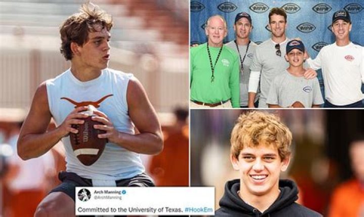 QB Arch Manning - nephew of NFL legends Peyton and Eli - chooses Texas