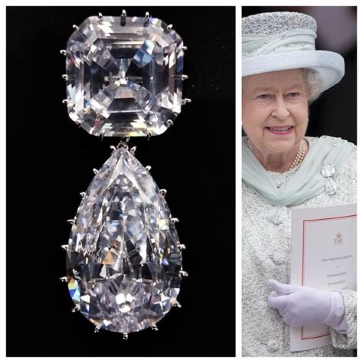 Queen's best brooches: Cullinan III and IV diamond brooch is worth a whopping £50million