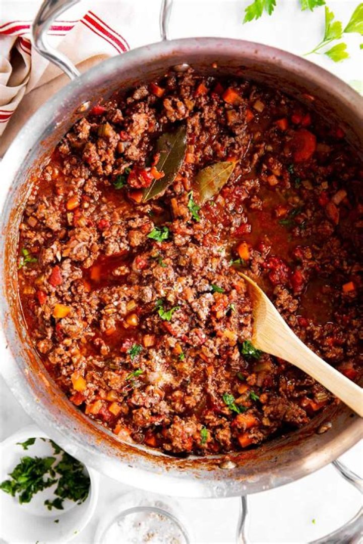 Quick Easy Bolognese Sauce - Celebrating Sweets
