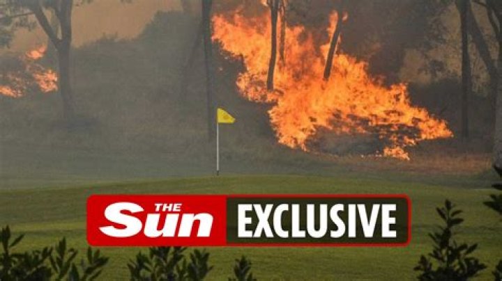 Rebekah Vardy preparing to evacuate luxury villa after being caught up in terrifying bush fires in Portugal
