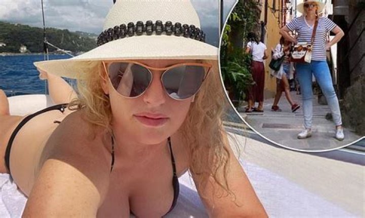 Rebel Wilson nails Riviera chic as she showcases her svelte frame