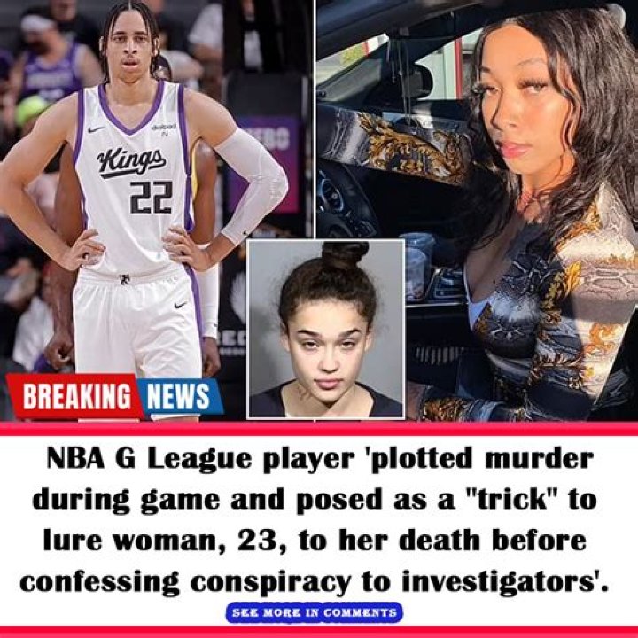 REVEALED: NBA G League player 'plotted murder during game and posed as a ''trick'' to lure woman, 23, to her death before confessing conspiracy to investigators'