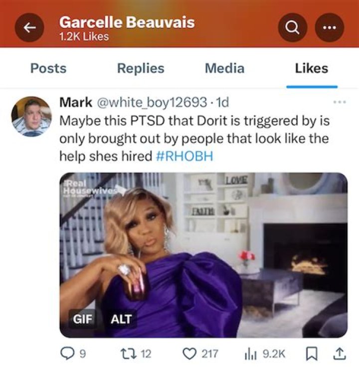 RHOBH’s Garcelle Beauvais ‘Likes’ Shady Post About Dorit