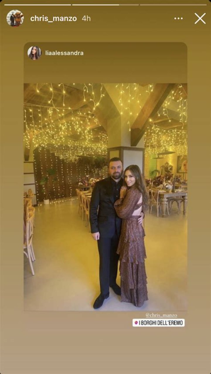 RHONJ Albie Manzo Marries Chelsea DeMonaco in Italy