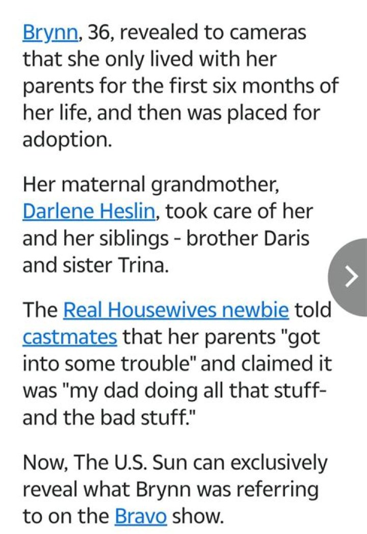 RHONY Star Brynn Whitfield’s Parents’ Prison Past Revealed