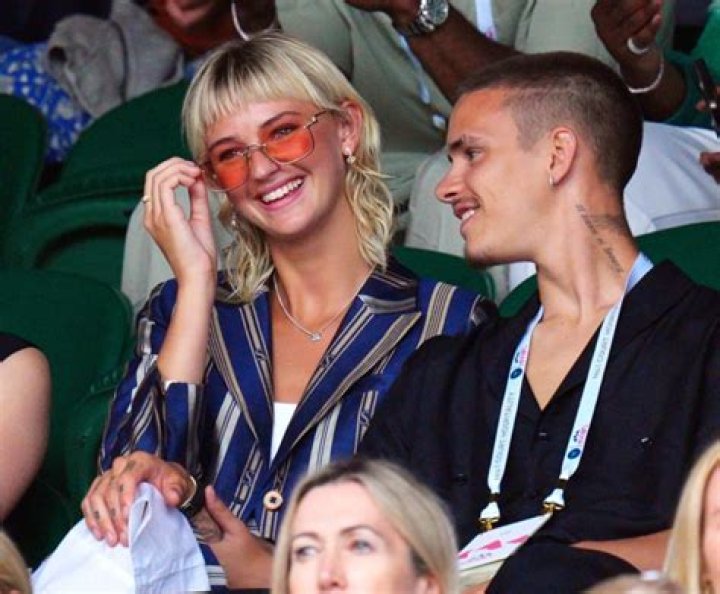 Romeo Beckham cosies up to girlfriend Mia Regan at day one of Wimbledon