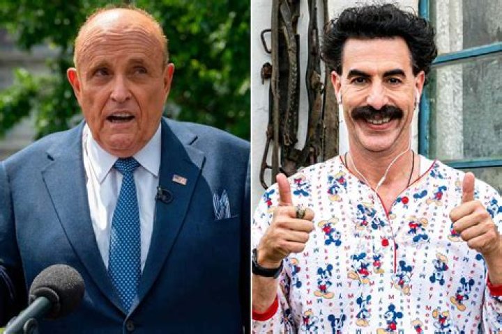 Sacha Baron Cohen says Rudy Giuliani Borat 2 scene makes him 'happy'