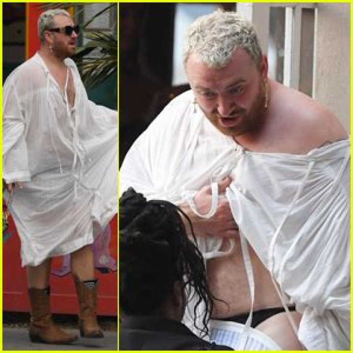 Sam Smith Flashes Their Underwear During Afternoon Out With Friends | Sam Smith | Just Jared: Celebrity News and Gossip