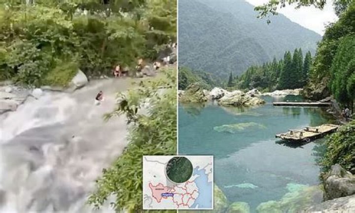 Seven tourists were killed and eight injured in Chinese flash flood amid warning over 'wild trips'