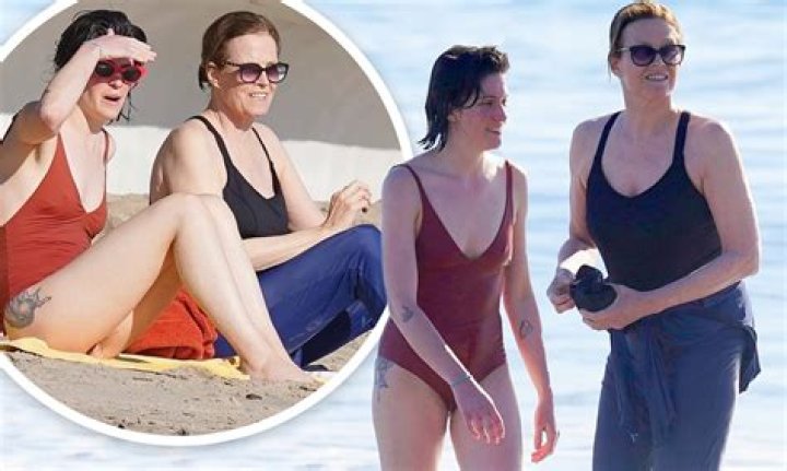 Sigourney Weaver, 71, enjoys a beach day with her mini-me daughter Charlotte, 30