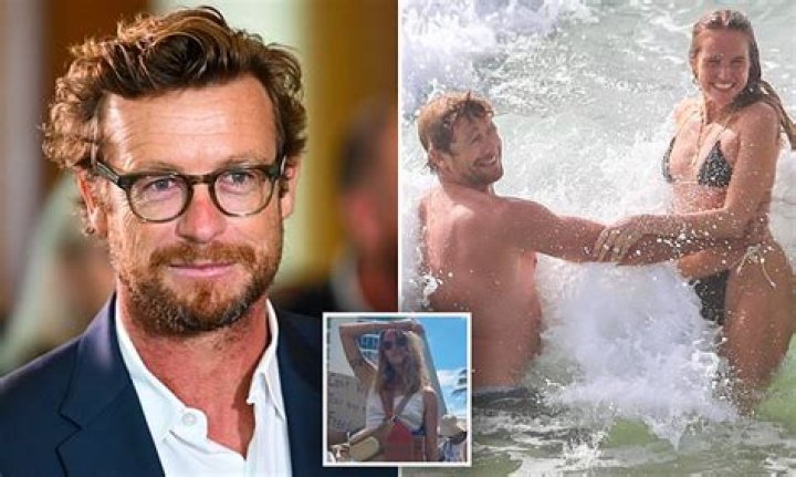 Simon Baker SPLITS from activewear designer girlfriend Laura May Gibbs