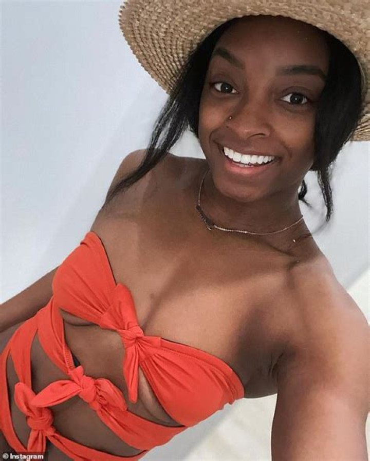 Simone Biles sets Instagram alight with racy swimsuit snaps