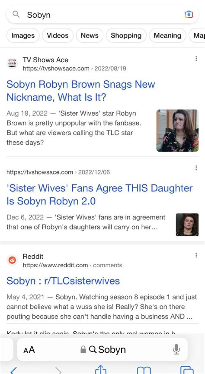 Sobyn Robyn Brown Memes Quickly Pour In