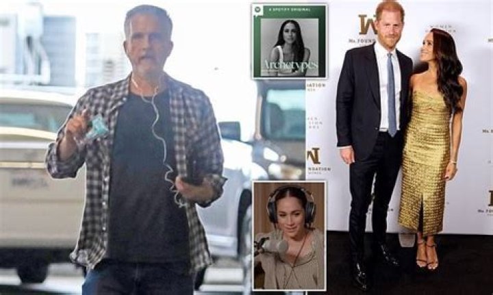 Spotify exec Bill Simmons seen for the first time after branding Harry and Meghan 'f***ing grifters'