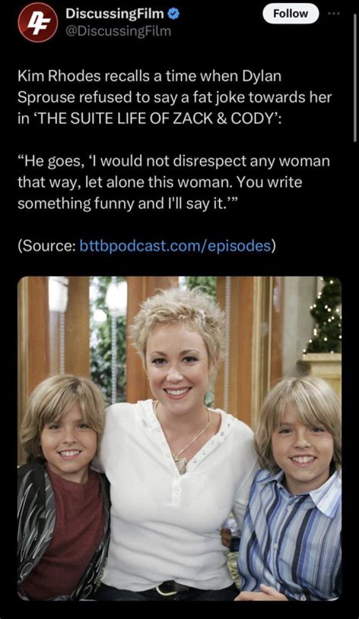 Suite Life's Dylan Sprouse Refused To Say One Disrespectful Joke About Kim Rhodes