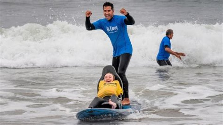 Surfboard with a seat unveiled in Huntington Beach, so all abilities can ride waves