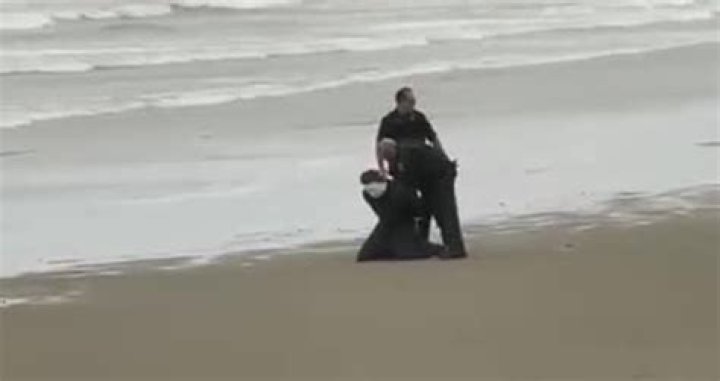 Texas lawyer dressed as Michael Myers arrested on Galveston Beach