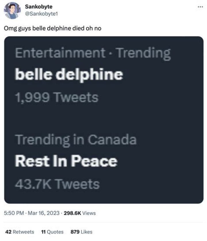 Twomad And Belle Delphine Trending Tweets What's Happened?