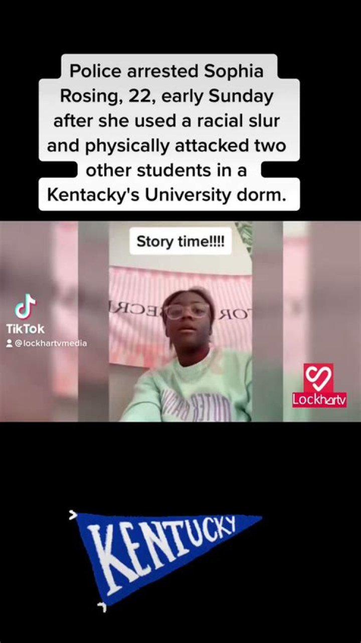 University Of Kentucky Student Sophia Rosing Arrested: After Assaulting Kylah Spring