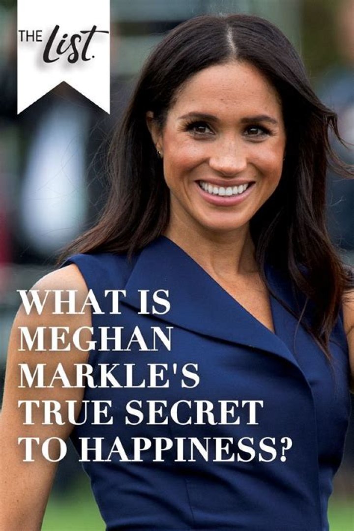 What Is Meghan Markle's True Secret To Happiness?