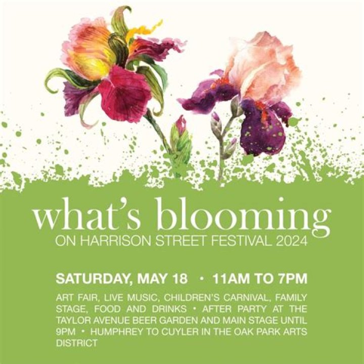 'What's Blooming on Harrison' festival returns to Oak Park after 2-year hiatus