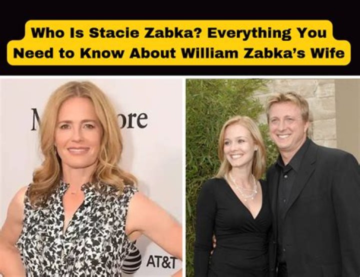 Willam Zabka Wife Stacie Zabka: Meet Guy Zabka, Judy Zabka - Family And Siblings' Names