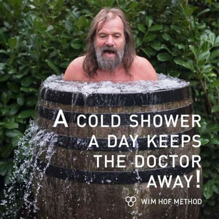 Wim Hof says a cold shower a day is nature's own 'vaccine' 