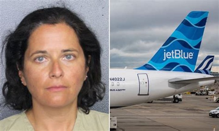 Woman, 46, falsely claims she planted a BOMB on board a flight in an effort to delay the plane