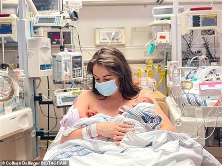 YouTuber Colleen Ballinger welcomes twin babies six weeks early after an emergency C-section