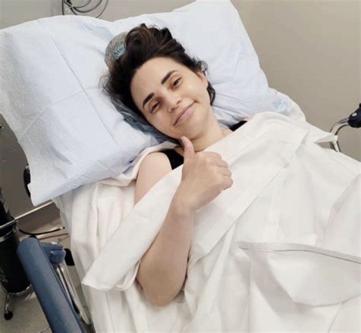 YouTuber Rosanna Pansino posts before-and-after shots of breast implant removal